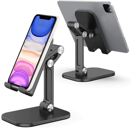 Adjustable Foldable Aluminum Mobile Phone & Tablet Stand