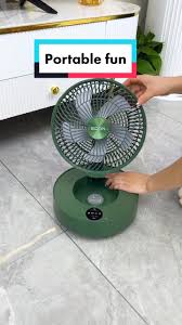 Portable Rechargeable Telescopic Standing Fan