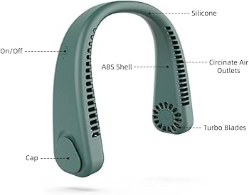 Wearable Neck Fan – Hands-Free Cooling