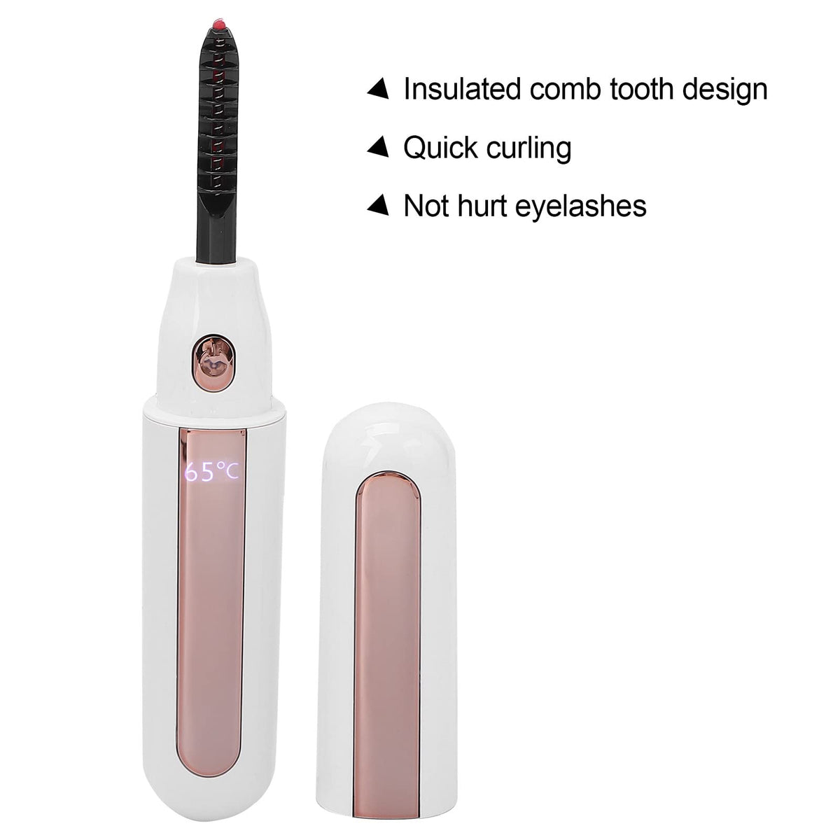 Heated Eyelash Curler with Digital Display