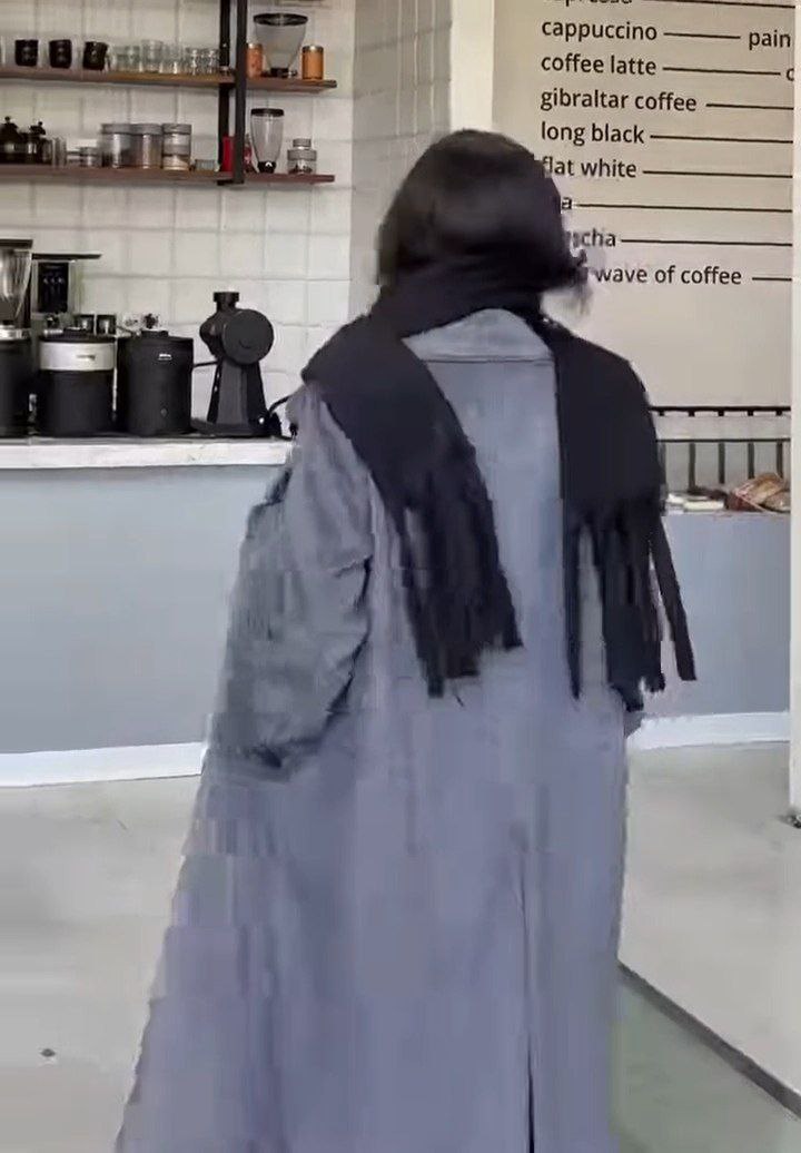 Women’s Grey Long Winter Coat