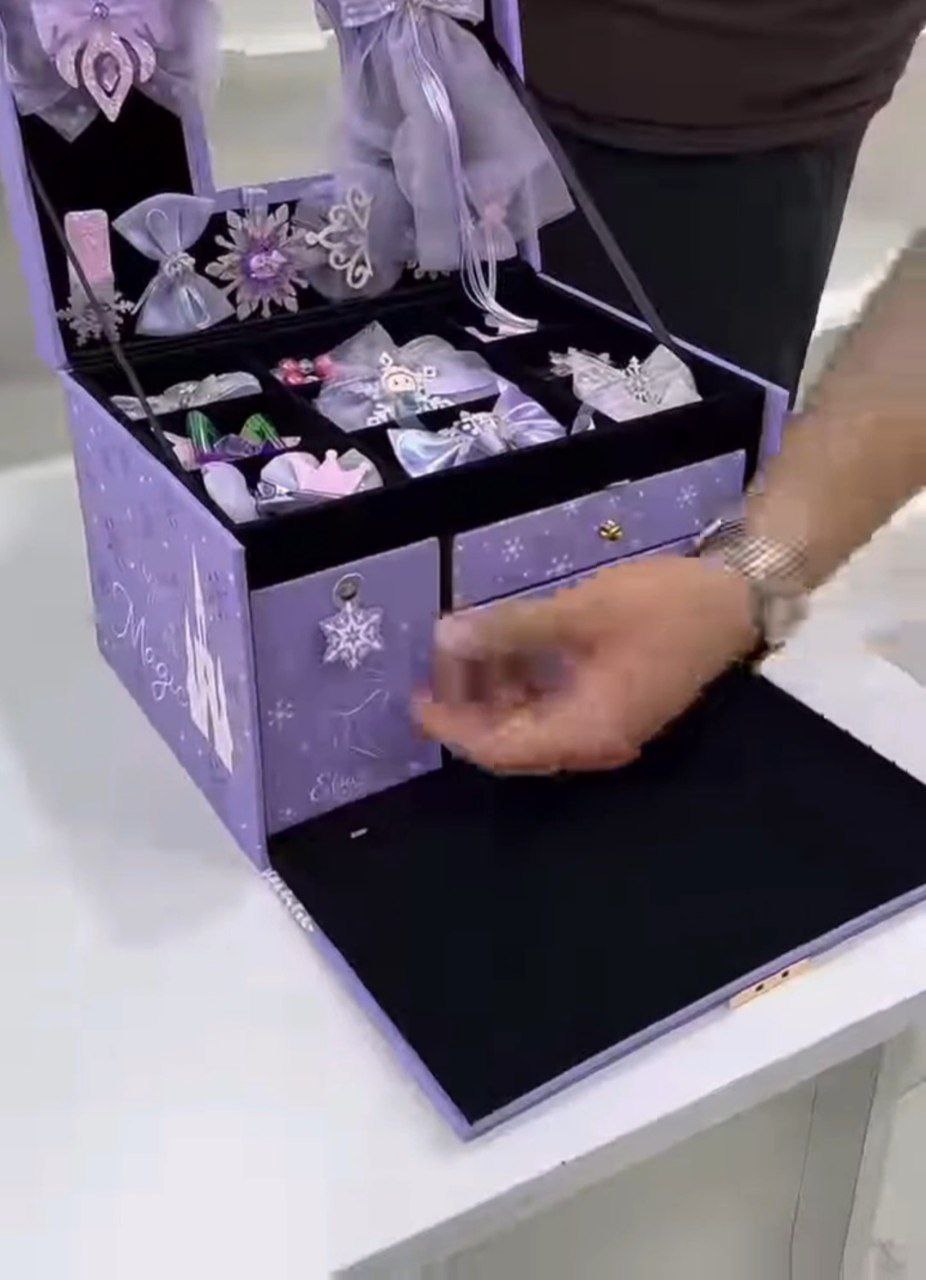Lavender Accessory Organizer Gift Box