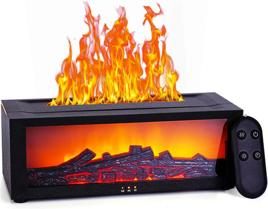 7-Color Changing Fireplace Flame Diffuser for Ambient Living