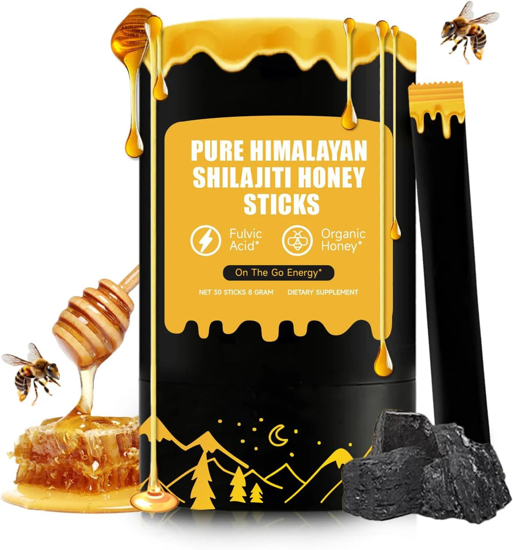 Pure Himalayan Shilajit Honey Sticks for Natural Energy