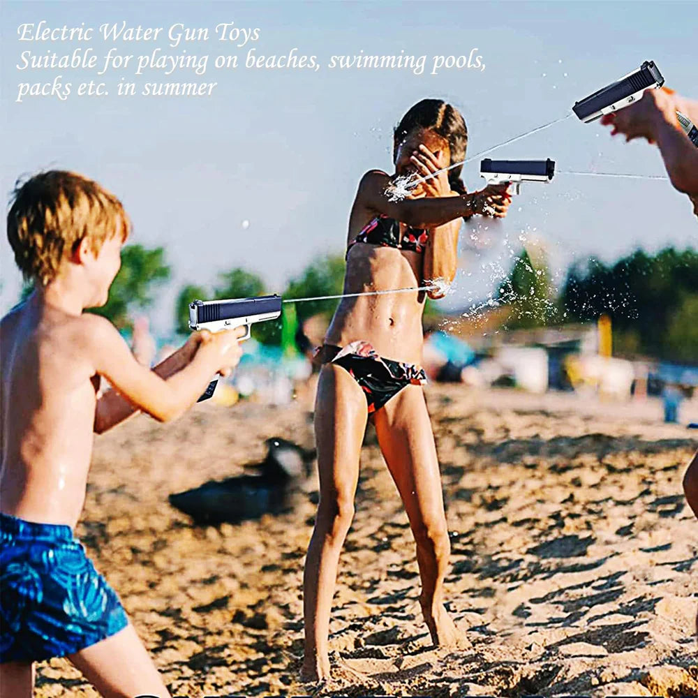 Electric Water Gun with One-Touch Continuous Shooting