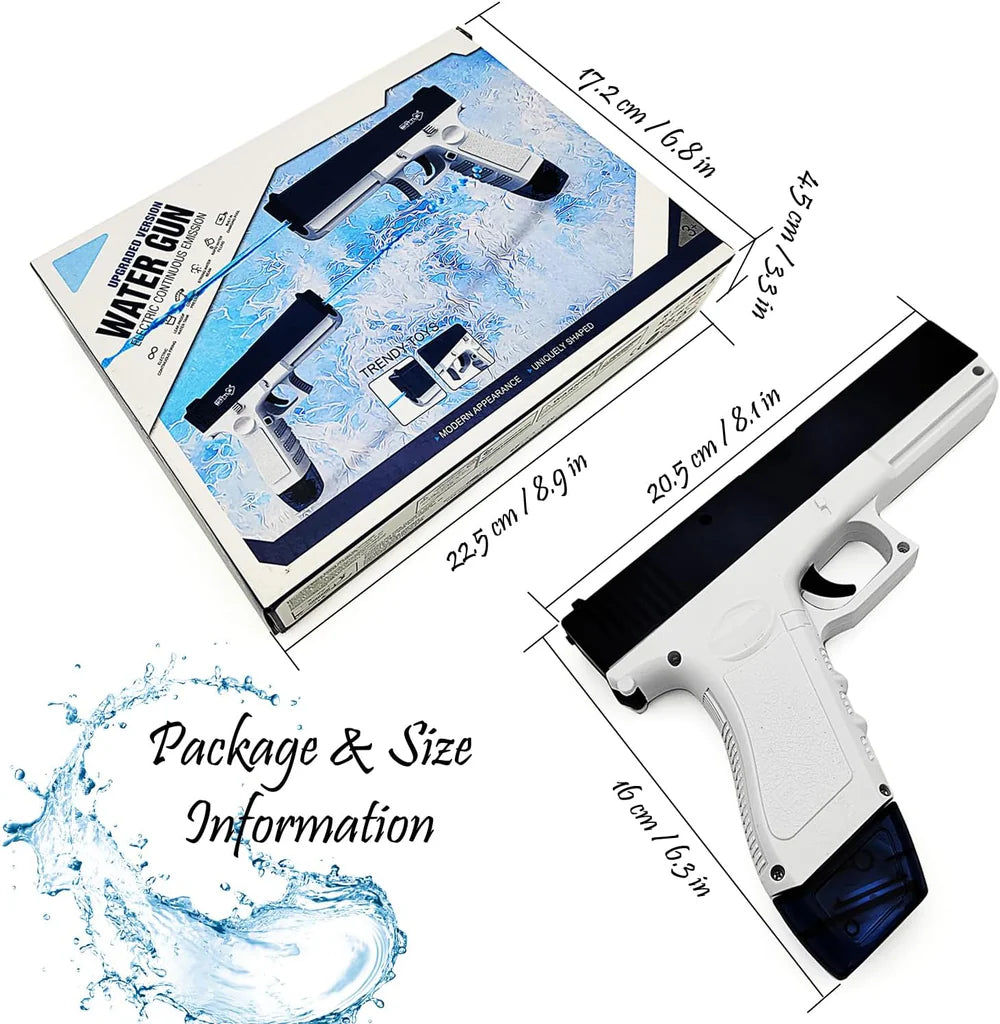 Electric Water Gun with One-Touch Continuous Shooting