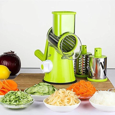 Three in One Manual Rotary Vegetable Slicer