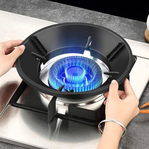 Gas Stove Windproof Cooking Shield and Heat Concentrator