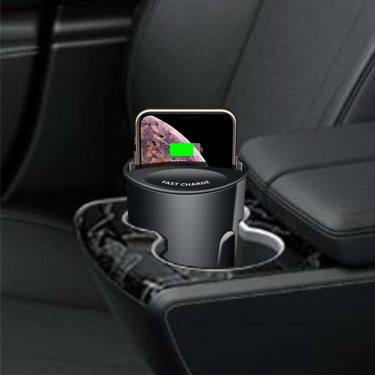 Car Cup Holder Phone Mount with Dual USB Charger