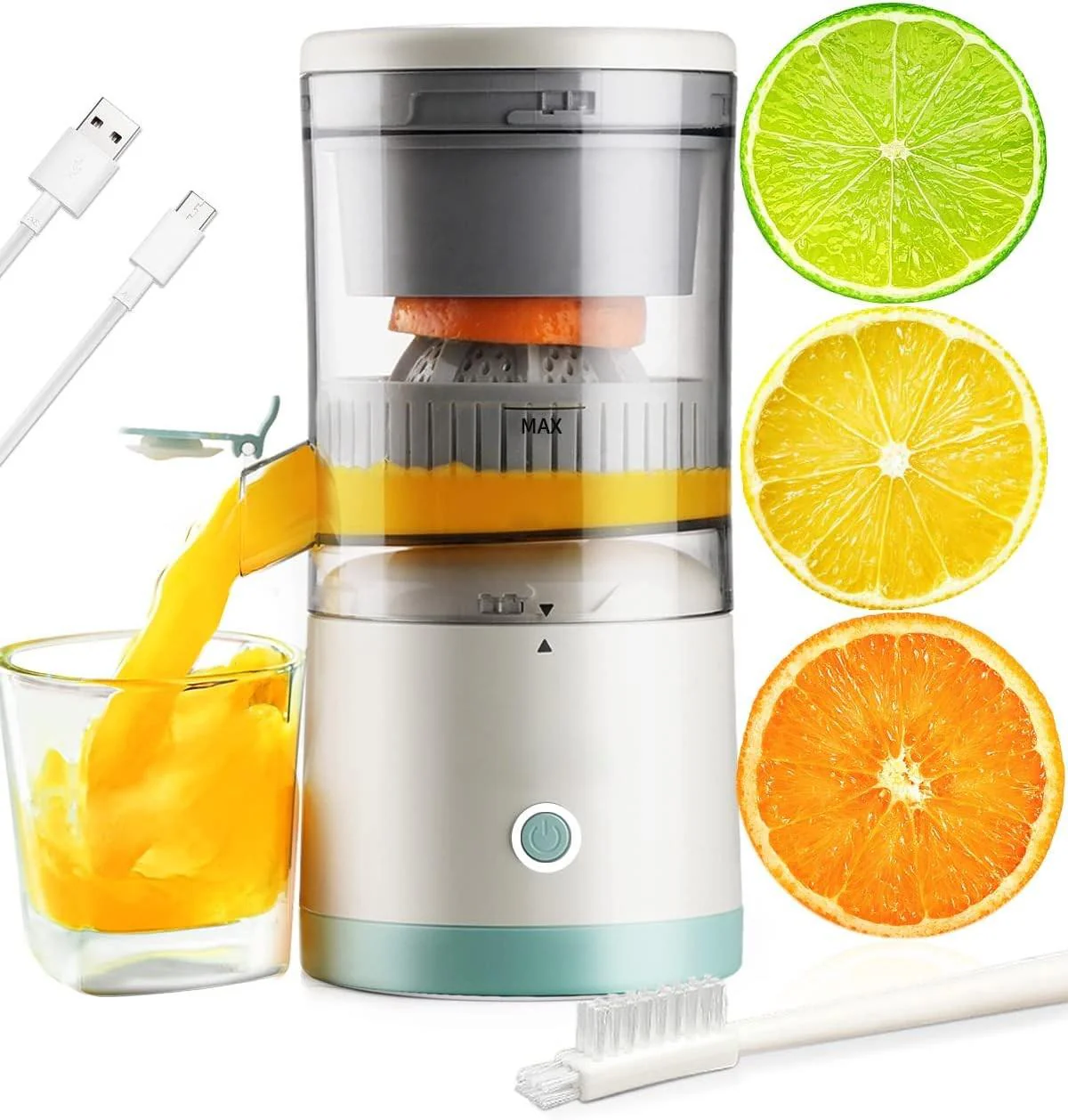 USB Rechargeable Electric Citrus Juicer