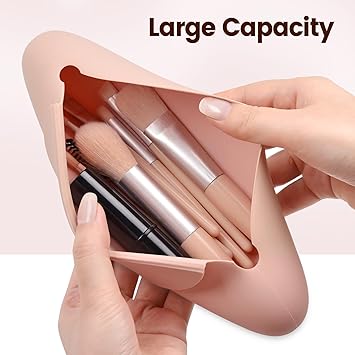 Large Capacity Silicone Makeup Brush Holder