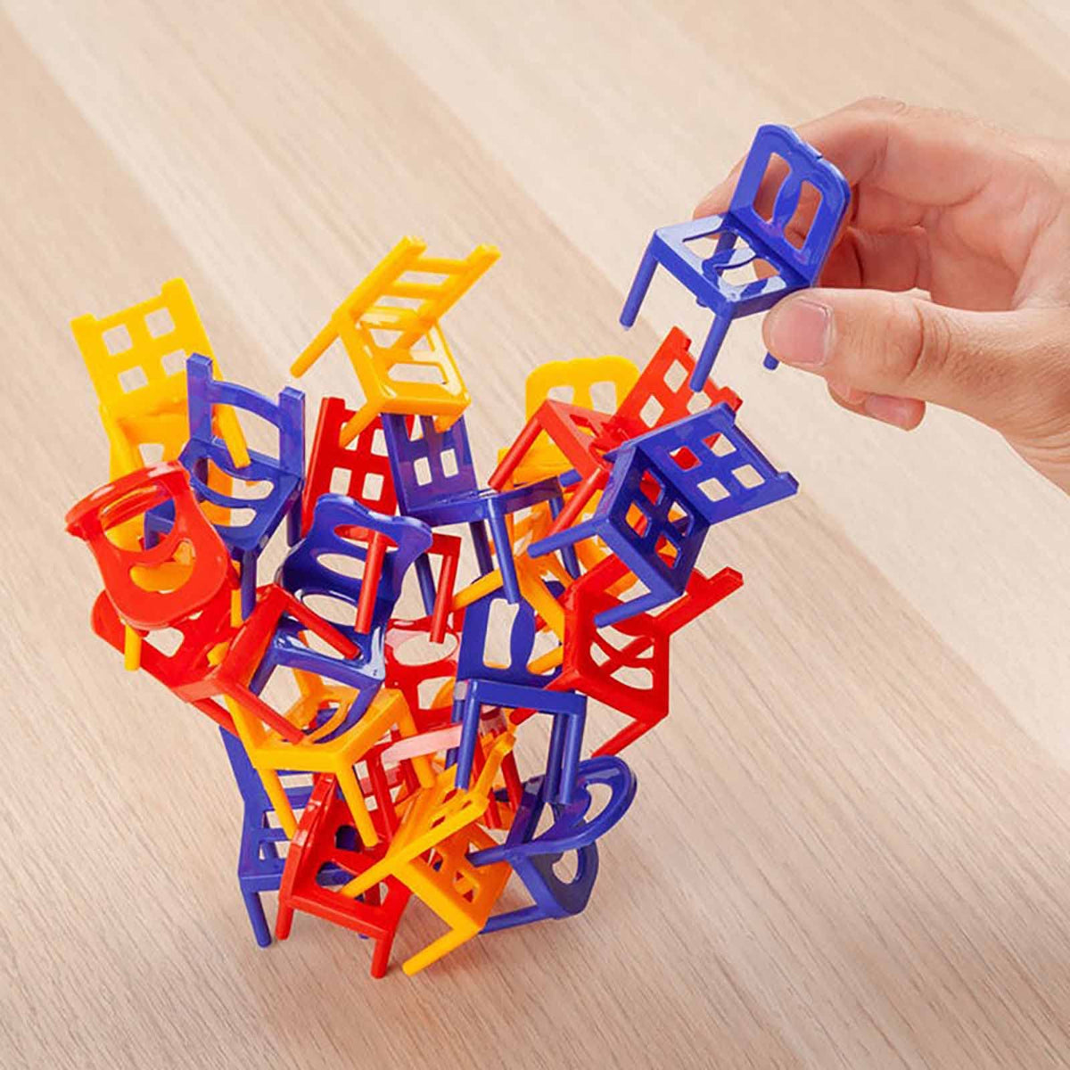 Mini Balance Chair Stacking Game for Kids and Family