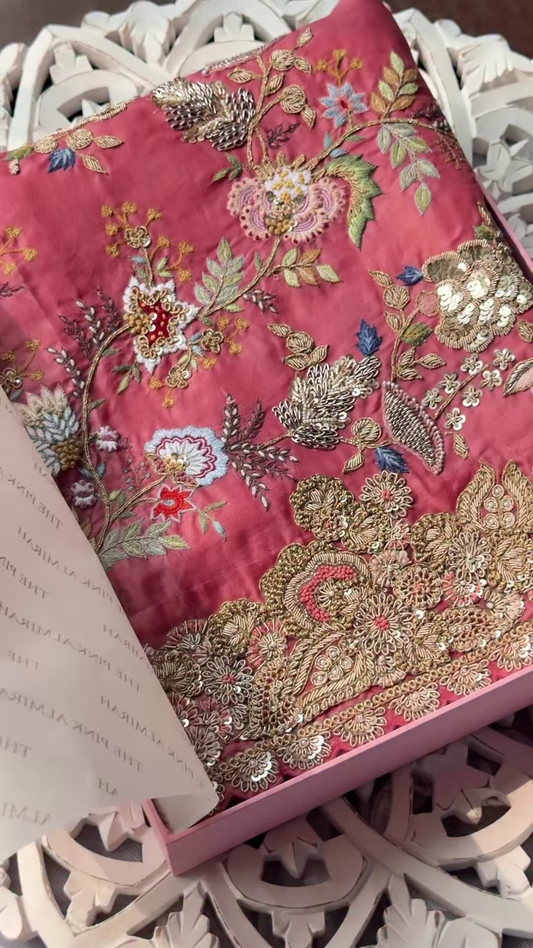 Assortment of Colorful Hand Block Printed Fabrics