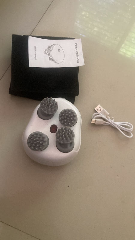 Rechargeable Silicone Scalp Massager
