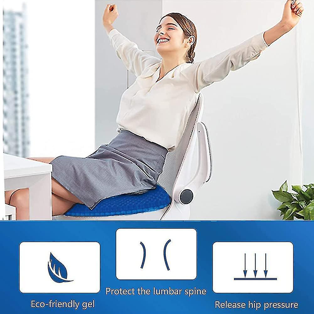 Honeycomb Gel Seat Cushion – Pressure Relief Cooling Chair Pad