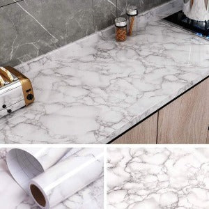 Marble Pattern Self-Adhesive Wall and Countertop Sticker