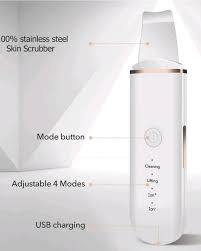 Ultrasonic Ion Skin Scrubber – Deep Pore Facial Cleaner & Lifting Device