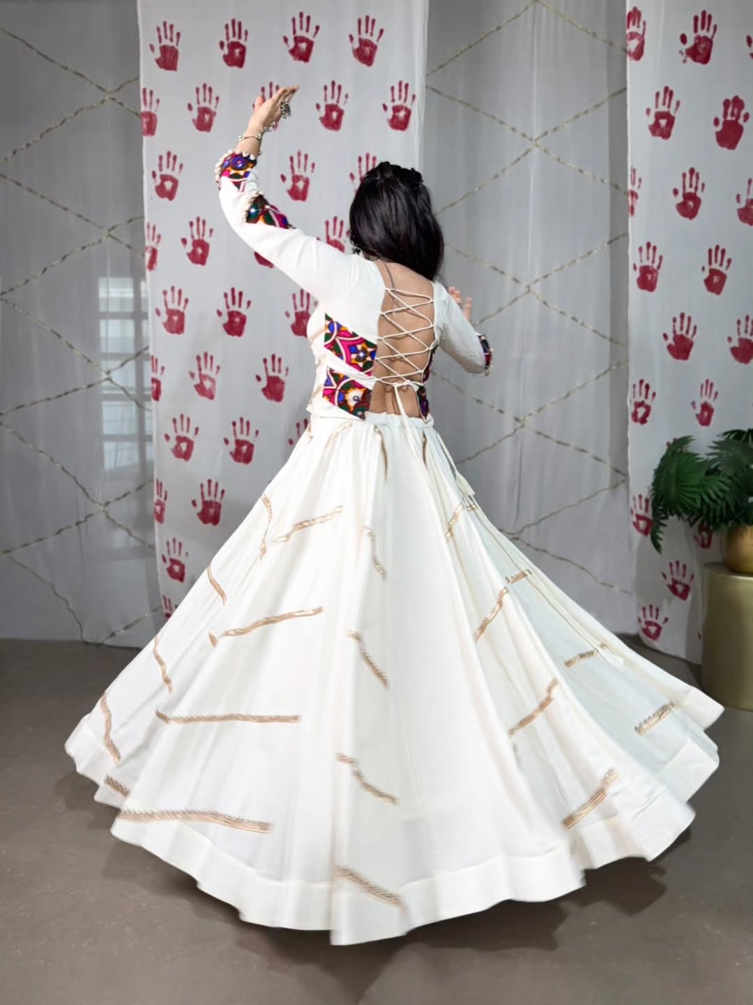 Pastel Pink Thread Embroidered Crop Top & Palazzo Set with Net Dupatta
