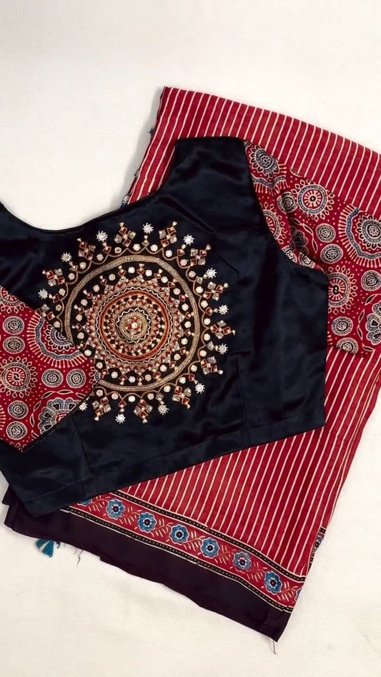 Ajrakh Cotton 0310 Ambe Salwar Suits Manufacturer India