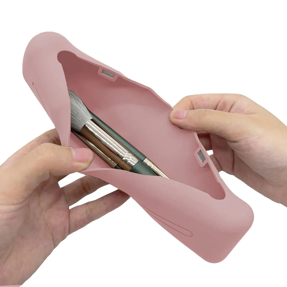 Large Capacity Silicone Makeup Brush Holder