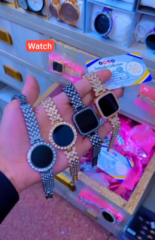 Crystal-Studded Luxury Women’s Wrist Watch Collection