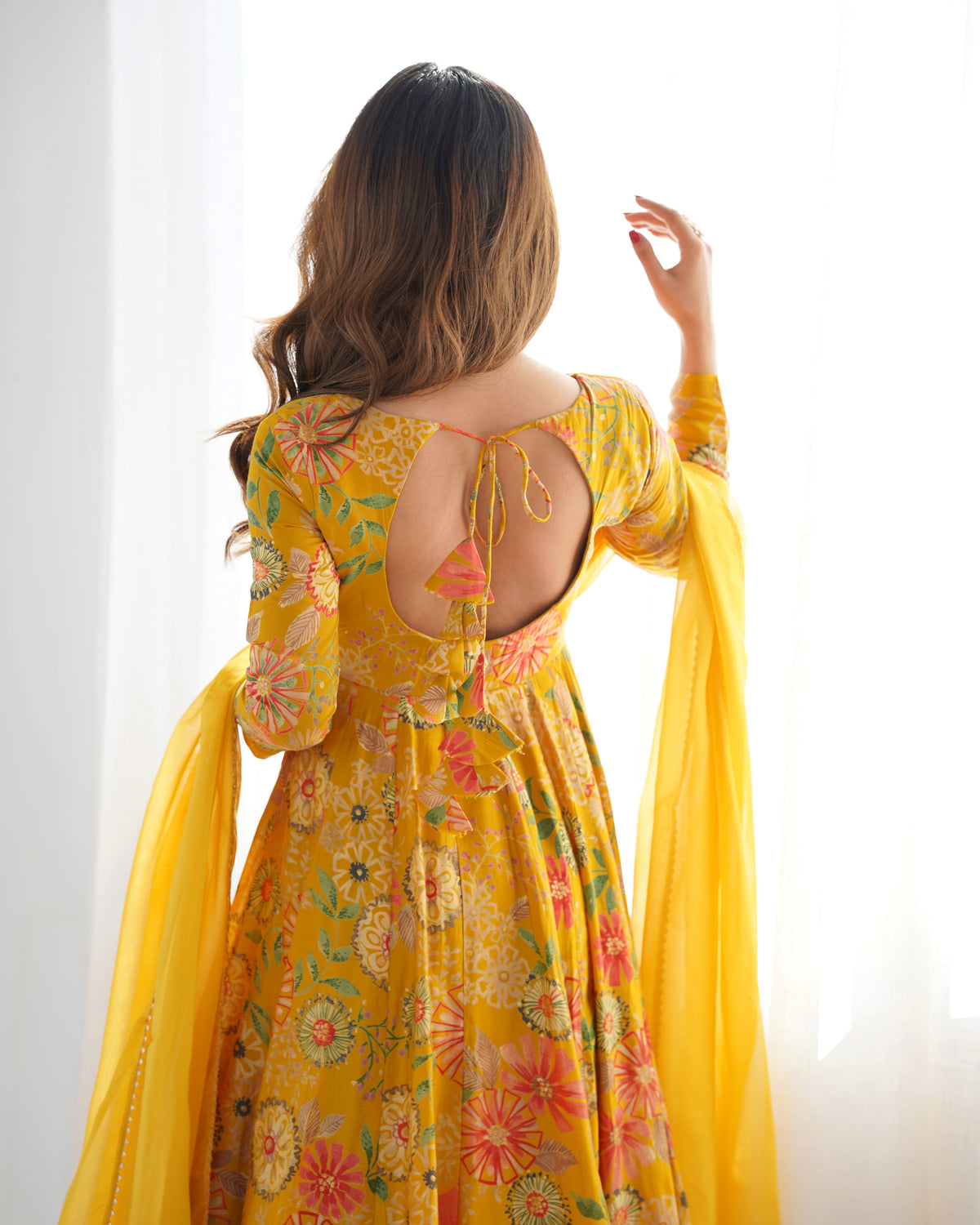 Haldi Wear Yellow Color Chanderi Designer Palazzo Suit