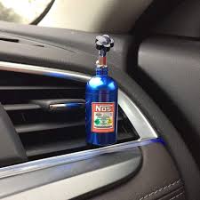 NOS Style Car Air Freshener Vent Clip – Perfume Diffuser for Car Interior