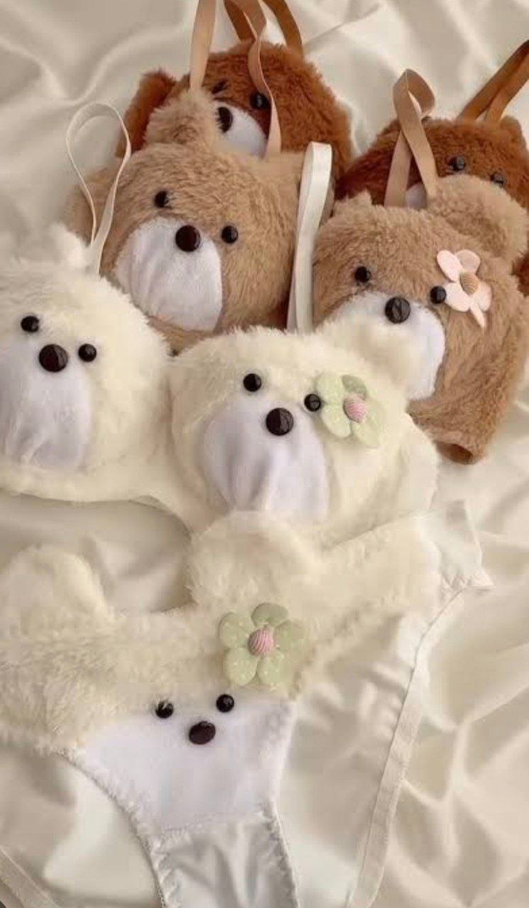 Cute Teddy Bear Fleece Winter Panty – Soft & Cozy Design