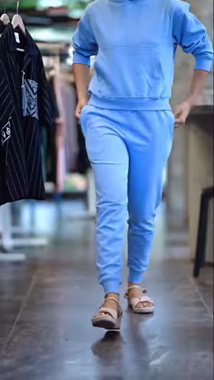 Solid Winter Hoodie Co-Ord Set for Women