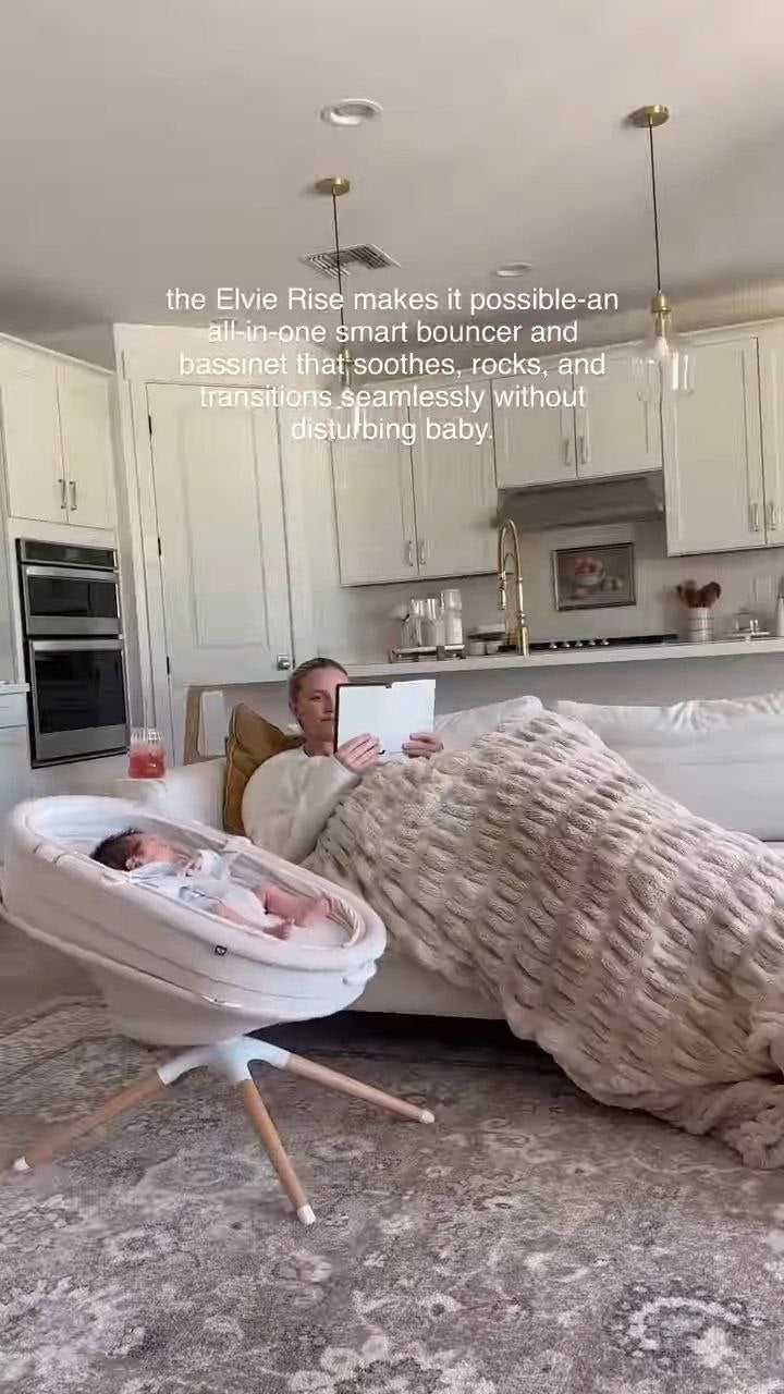Soft Baby Lounger with Secure Harness for Hands-Free Comfort