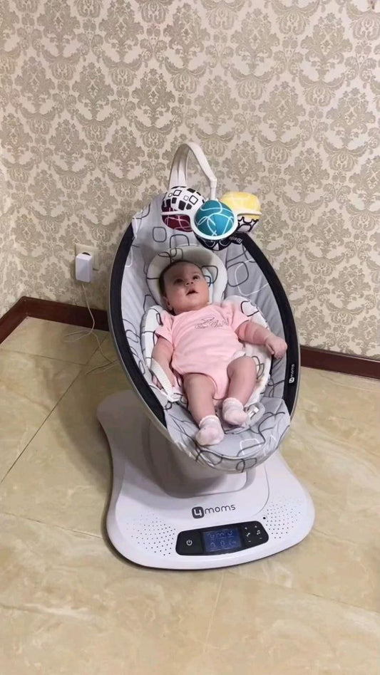 Automatic Baby Swing Chair with Plush Reclining Seat