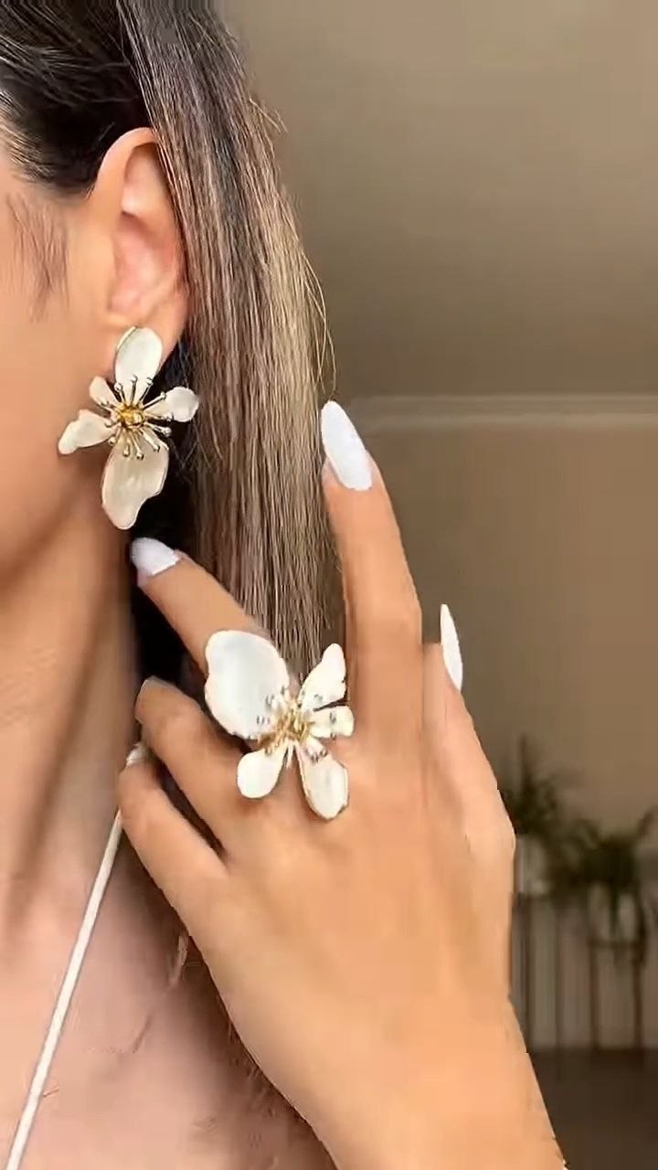 Floral Gold Arm Cuff Bracelet