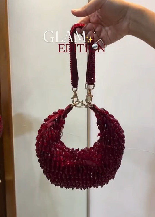 Glam Edition Pearl Embellished Mini Handbag