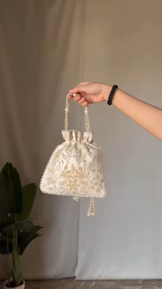 Crystal Beaded Mini Handbag
