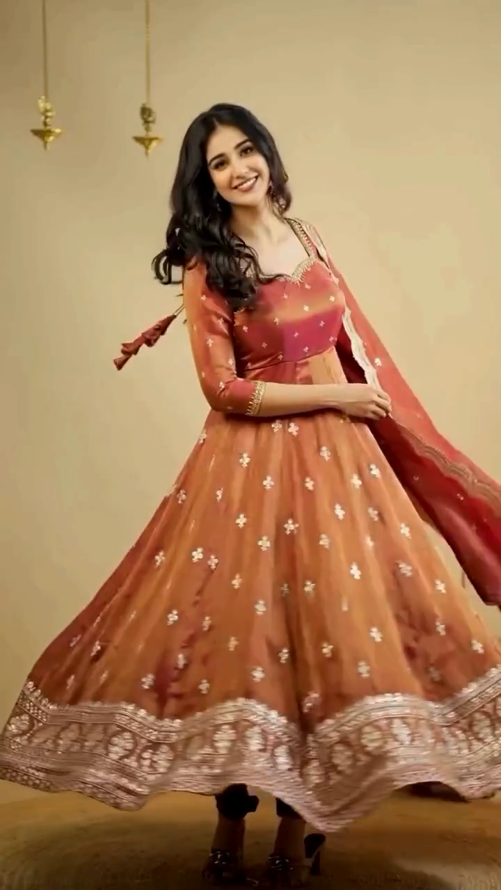Midnight Blue Mirror Work Lehenga Set with Front-Slit Jacket Blouse